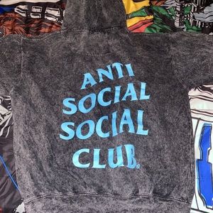 Anti social social club hoodie size M like new